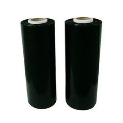 Bobina Jumbo Filme Stretch Preto